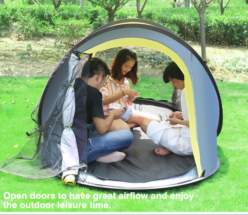 Cheap Goat Tents Camping Pop up Tent Waterproof  Fits 2 3 Persons Carry Bag Included Tents 